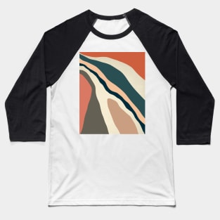 Swell - Modern Abstract Print Baseball T-Shirt